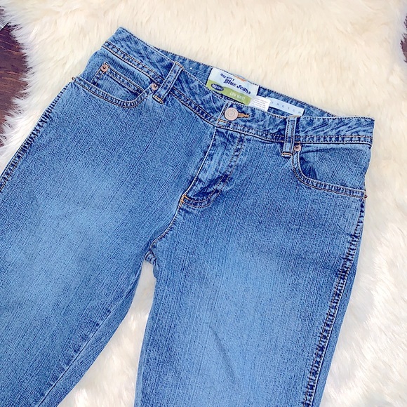 RARE Vintage 90’s *Old Navy* Sexy Booty Stretch Straight Fit •Unique Ankle Slits - Picture 8 of 16